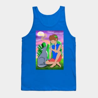 Fairy and wolf friend Tank Top